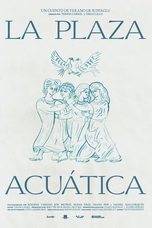 La plaza acuática