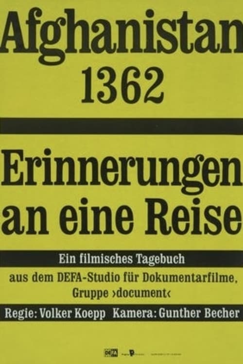 Afghanistan 1362 - Erinnerung an eine Reise