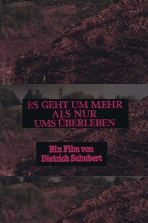 Es geht um mehr als nur ums Überleben